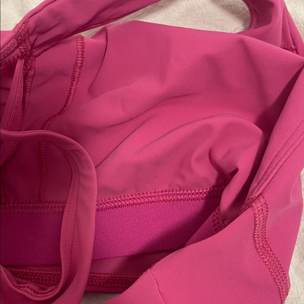 lululemon athletica Pink Racerback High-Support Sports Bra - Picture 8 of 8